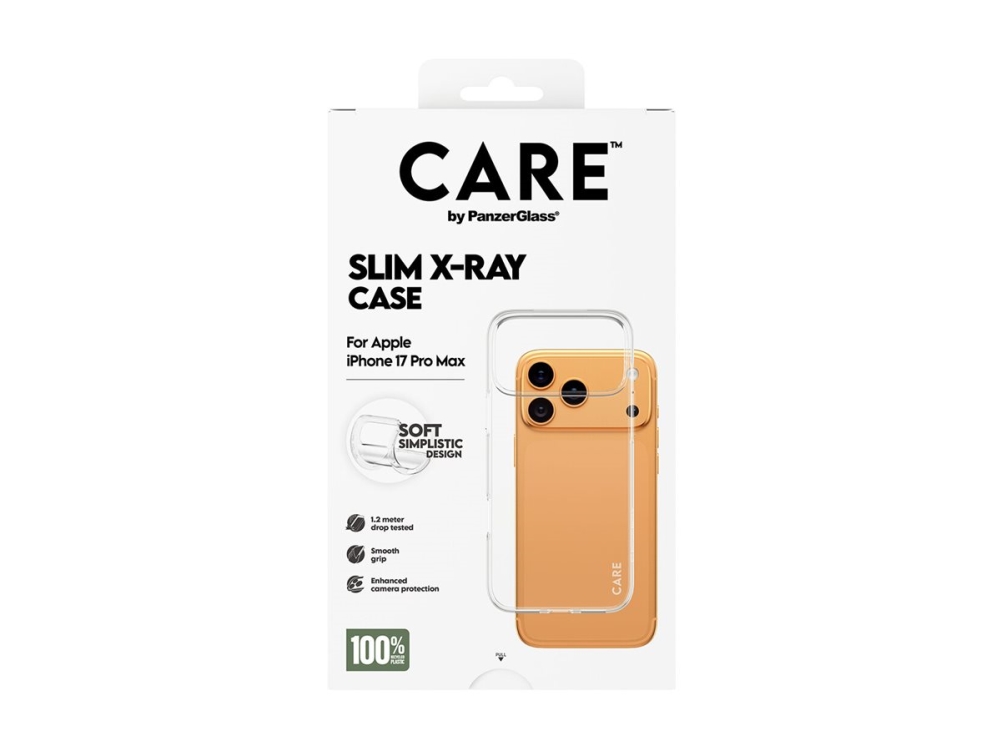 CARE by PanzerGlass Fashionable Case Transparent X-Ray Soft Basic iPhone 18 Pro Max | 17 Pro Max