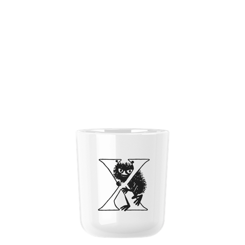 RIG-TIG - Moomin ABC mugg - Moomin white - 0.2 l