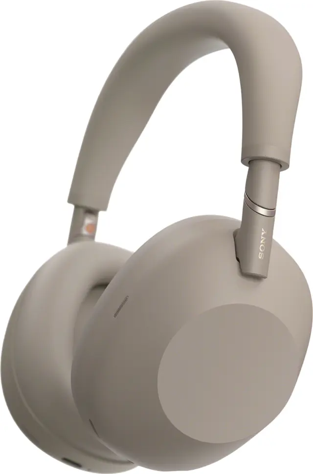 Sony WH-1000XM6 trådlösa brusreducerande hörlurar, sandstone
