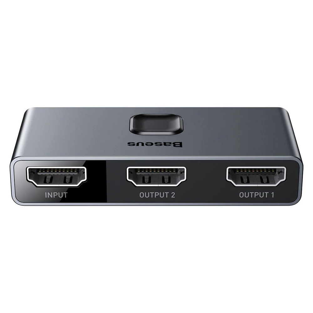 Baseus dubbelriktad switch splitter switcher HDMI - 2x HDMI 4K / 30 Hz grå (CAHUB-BC0G), bild 5
