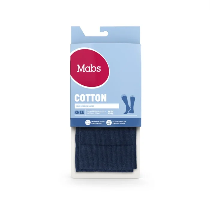 Mabs COTTON KNEE NAVY L, 1 par, bild 2