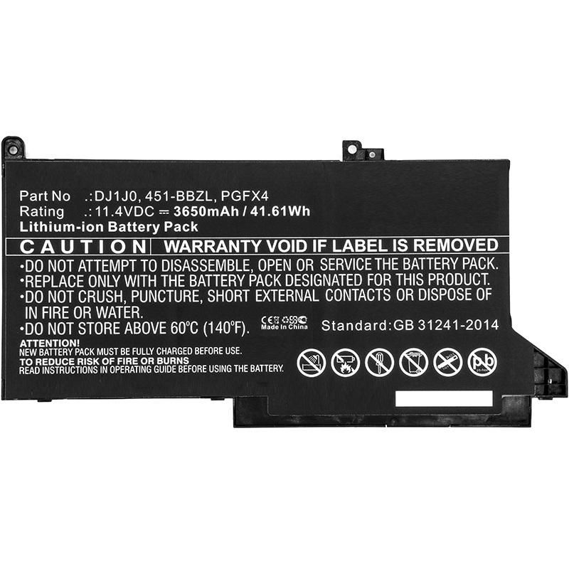 Batteri CoreParts Li-Ion 42Wh till bl.a. Dell Latitude 7280, bild 3