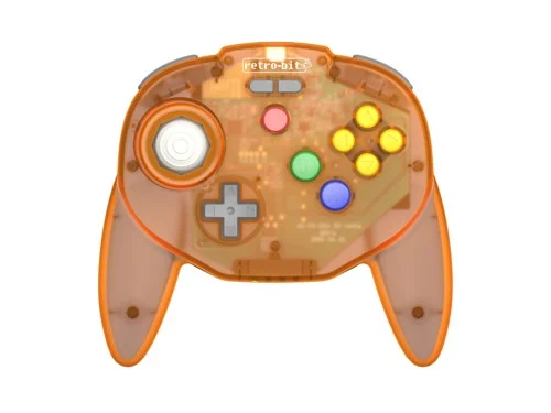 Retro-bit Tribute64 2.4 GHz Wireless Controller V2 - Orange Hawk Limited Edition, bild 2