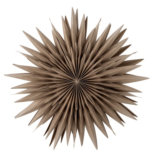 Bloomingville - Elijas Star w/Light - Brown - FSC® Mix, Paper