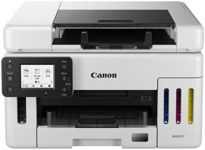 Canon MAXIFY GX6550, skrivare + scanner + kopiator, 24/15,5 ppm ISO, 1200x1200 dpi scanner, display, duplex, USB/LAN/WiFi, Airprint, bild 4