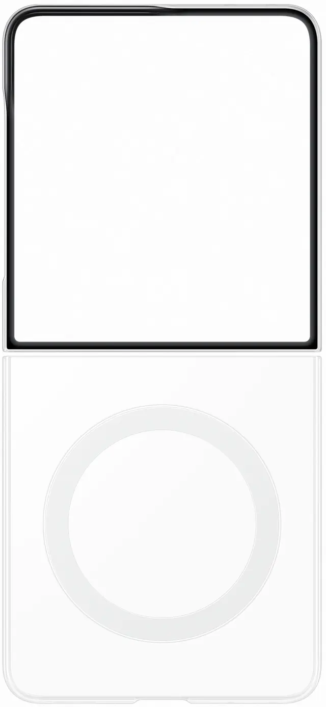 Samsung Galaxy Z Flip8 genomskinligt magnetiskt skal, transparent
