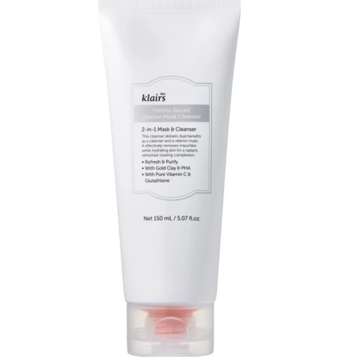 Klairs Freshly Juiced Vitamin Mask Cleanser 150 ml, bild 5