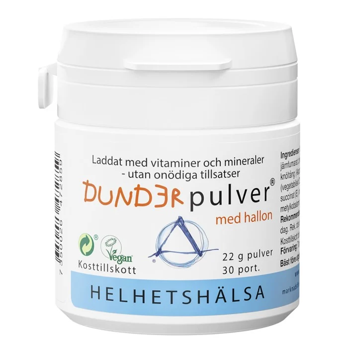 Helhetshälsa Dunderpulver Barnvitamin 30 portioner á 1 krm