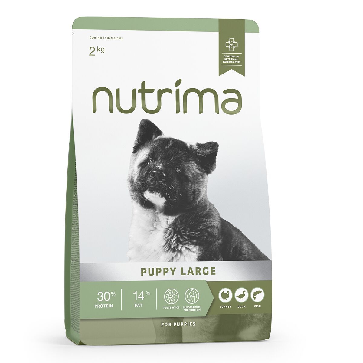 Nutrima Puppy Large Turkey, Duck & Fish Torrfoder till Valp 2kg