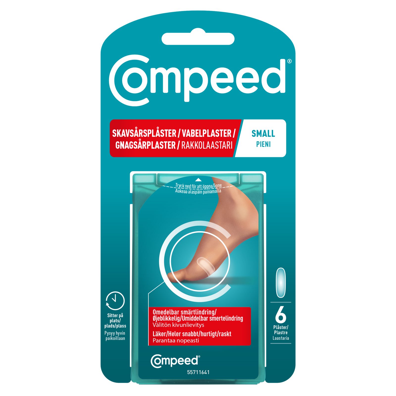 COMPEED Skavsårsplåster Small 6 st