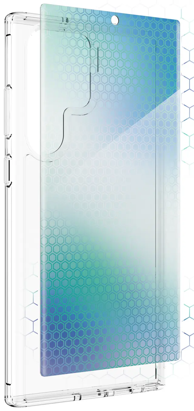 Zagg Flex Curve XTR2 Eco 360 Samsung S23 Ultra skal- och skärmpaket