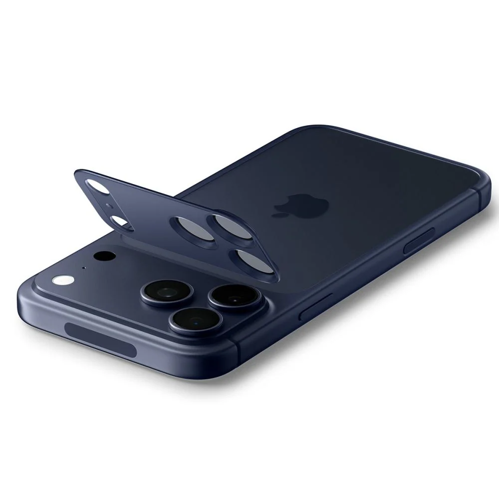 Spigen Optik Pro XL kameraglas för iPhone 17 Pro Max – marinblått, bild 4