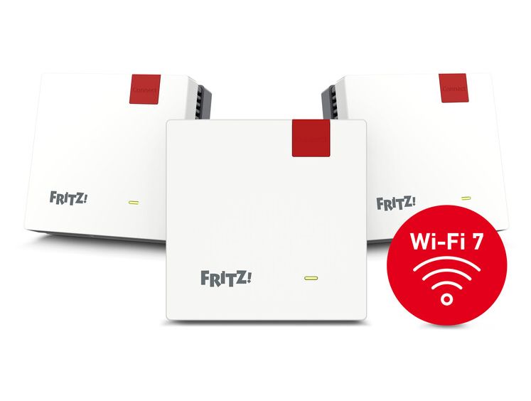 FRITZ Mesh Set 1700 mesh-system Wi-Fi 7, 3-pack, internationell utgåva
