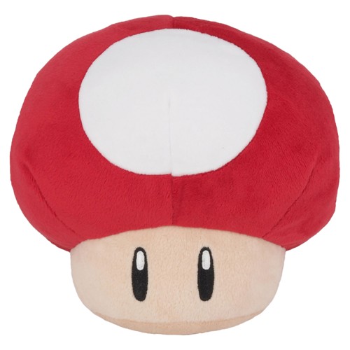 Sanei Super Mario Red Mushroom Plush ~16cm
