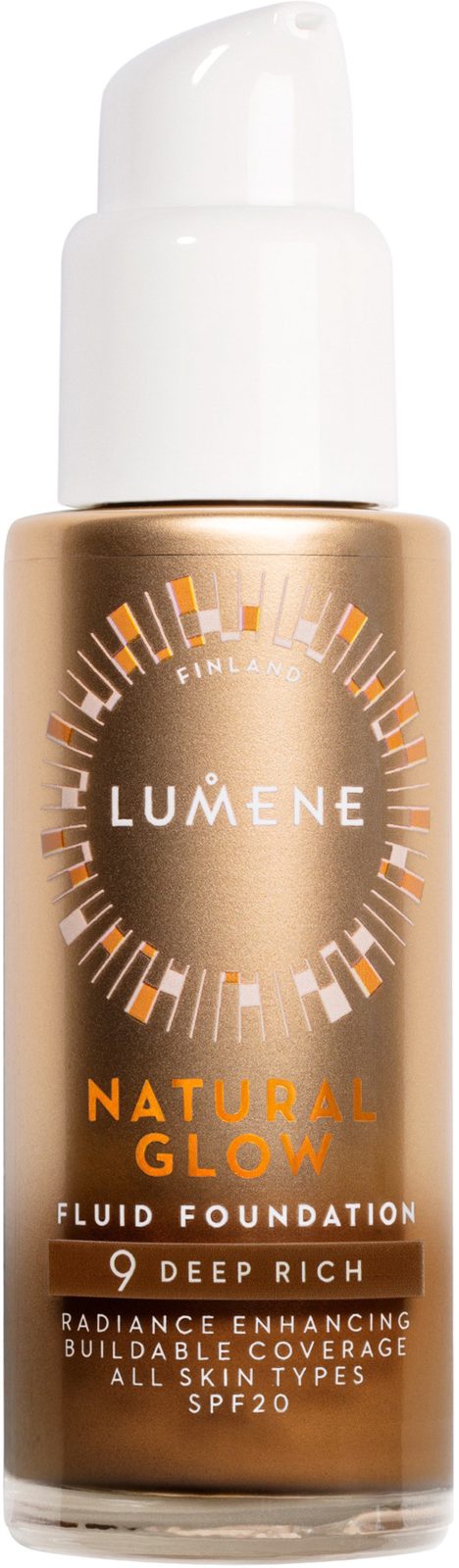 Lumene Natural Glow Fluid Foundation 9 Deep Rich 9 Deep Rich