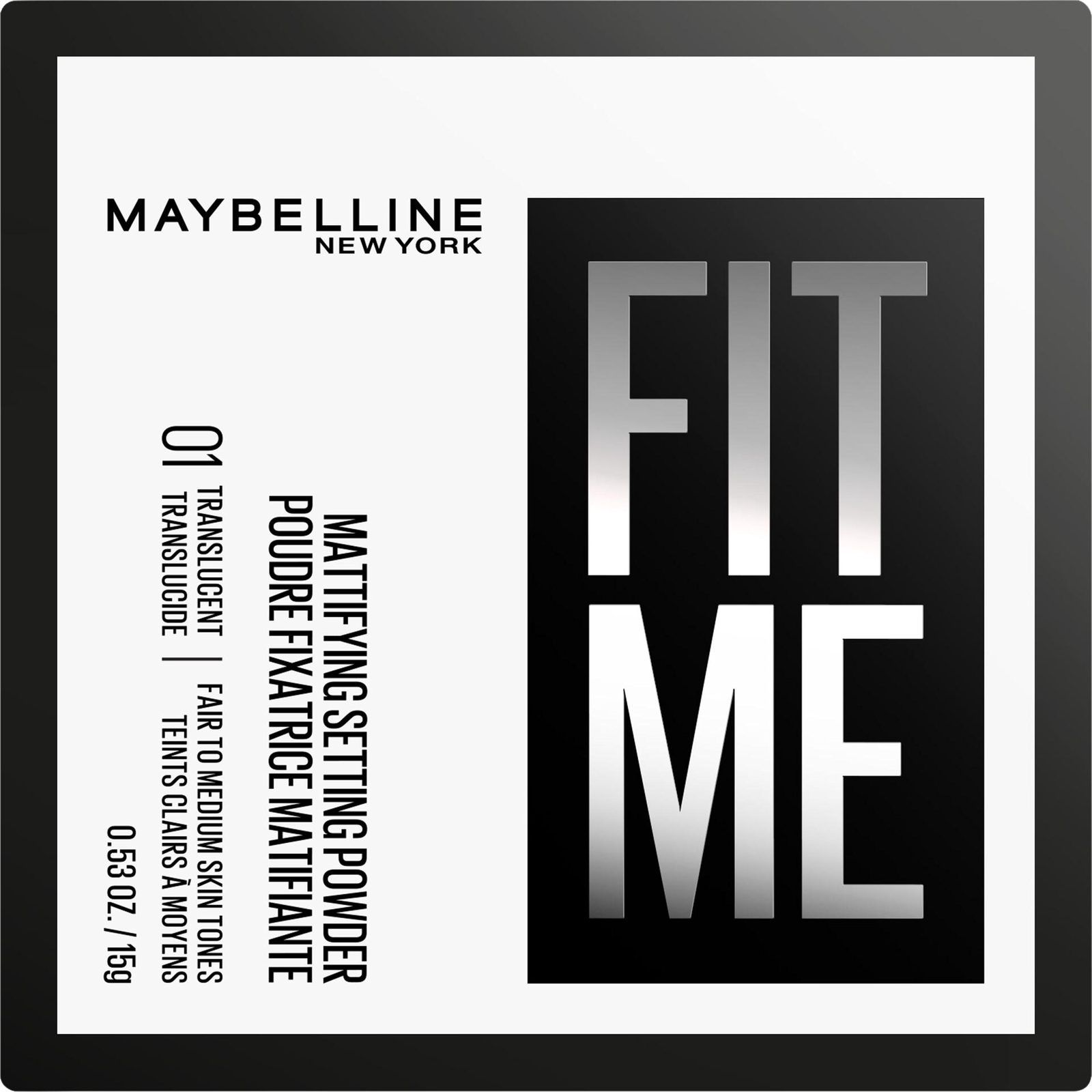 Maybelline New York Fit Me Loose Setting Powder 1 Translucent 1 Translucent