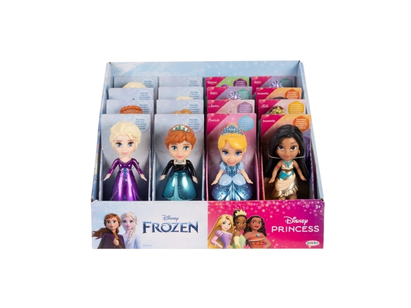 Disney Princess & Frozen minidockor 7 cm mix.
