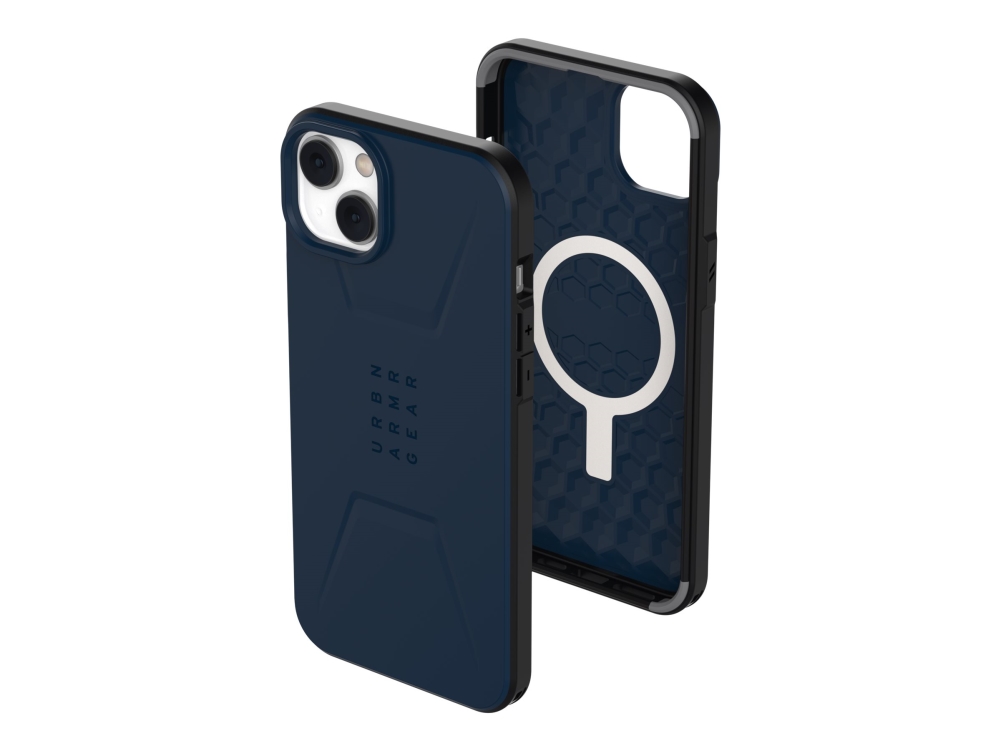UAG Rugged Case for iPhone 14 Plus [6.7-in] - Civilian for MagSafe Mallard - Baksidesskydd för mobiltelefon - plast, termoplastisk polyuretan (TPU) - mallard - för Apple iPhone 14 Plus