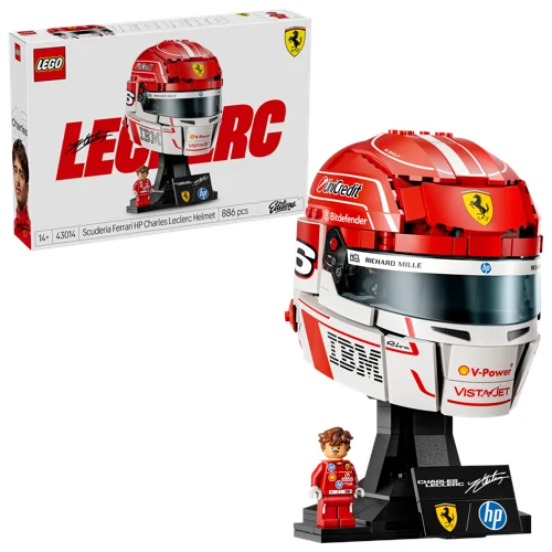 LEGO Editions Scuderia Ferrari HP Charles Leclerc Hjälm 43014