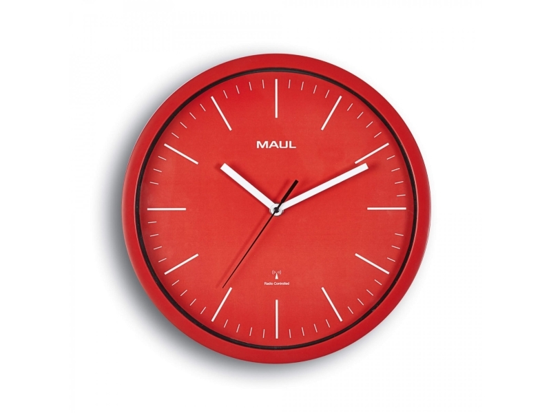 MAUL 9053425, Vägg, Digital klocka, Rund, Röd, AA, 1,5 V