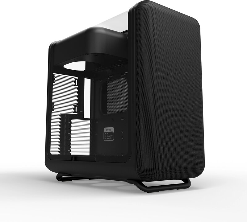 HYTE X50 härdat glas PC-chassi (kolsvart), bild 3