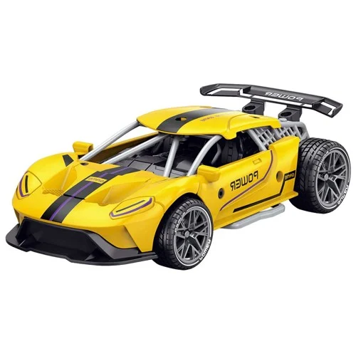 KLX - Die-cast Pull Back Car w/Sound & Try-Me, Yellow (534670)