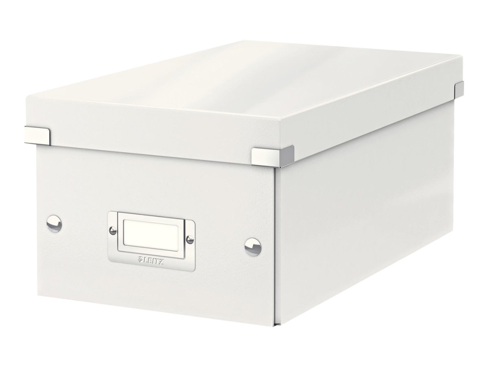 Leitz Click & Store DVD-förvaringsbox 22 DVD-skivor/44 slimfodral, vit
