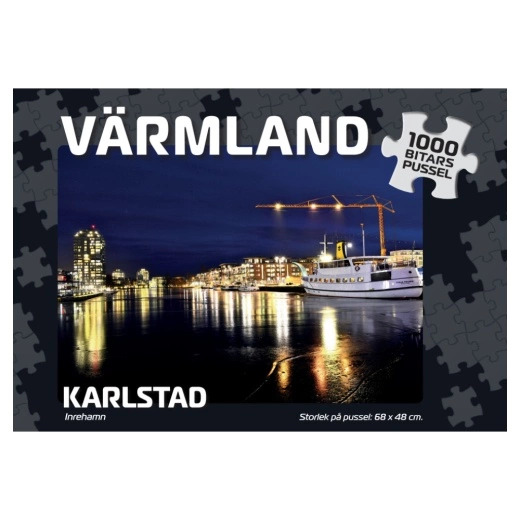 Svenska Pussel: Karlstad Inrehamn 1000 Bitar