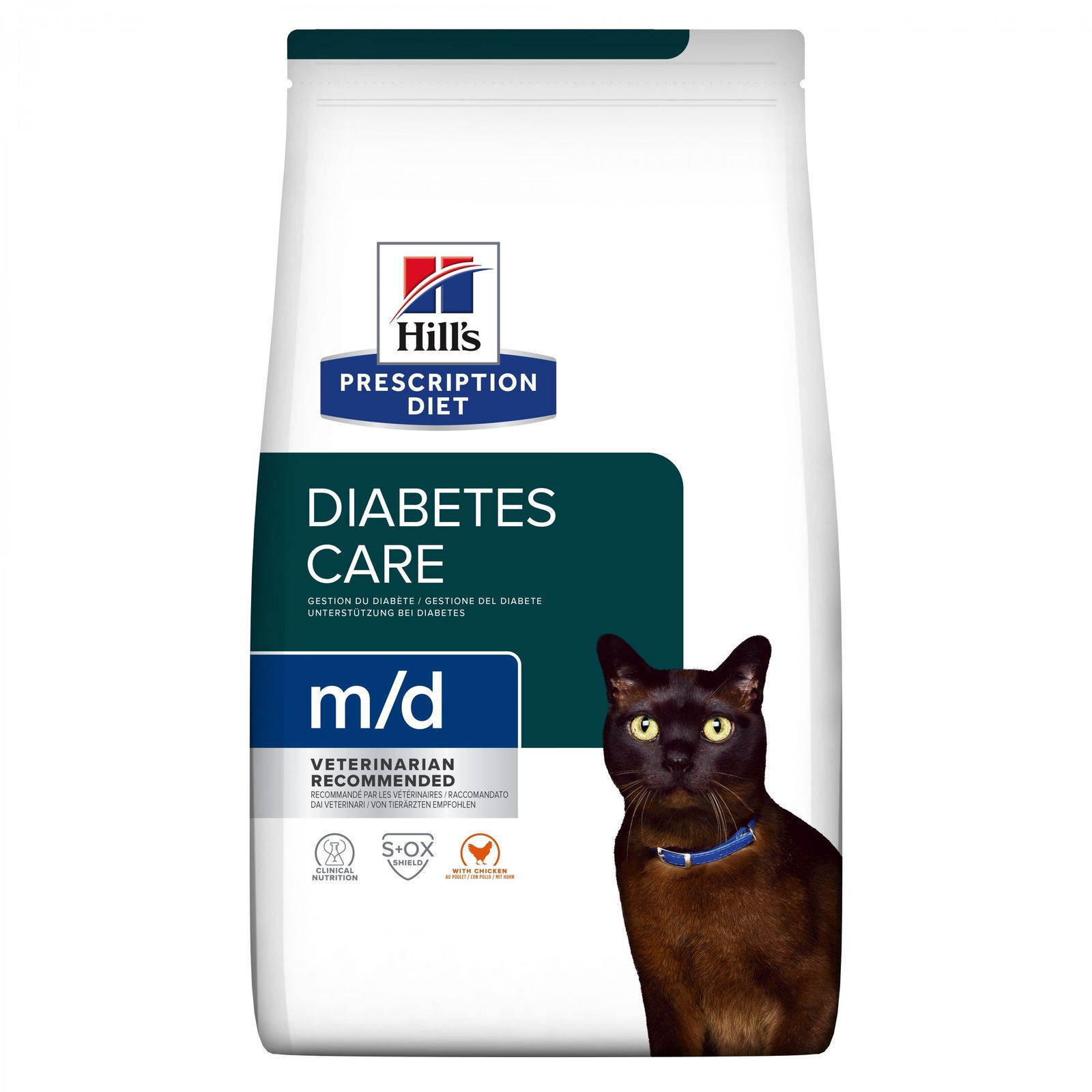 Hill's Prescription Diet Feline m/d Diabetes Care Chicken 1,5 kg