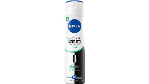 NIVEA Black & White Fresh Spray 150 ml, bild 3