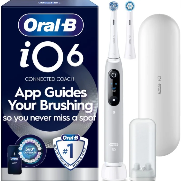 Oral-B iO6 eltandborste, Grey Opal