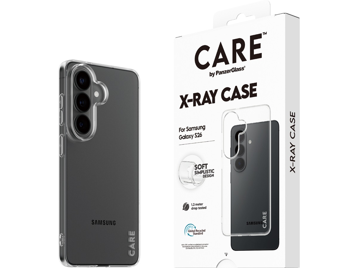 PanzerGlass CARE Galaxy S26 X-Ray fodral (transparent)