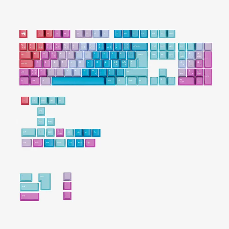 Glorious GPBT Daydream Keycaps - Nordic ISO