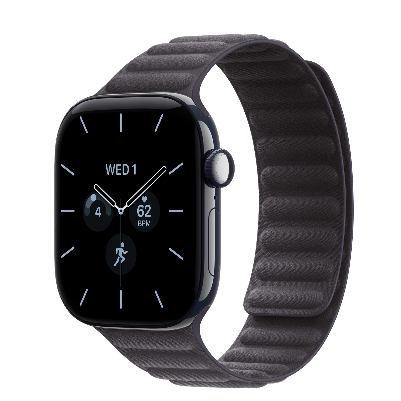 Apple Watch Series 12 (GPS + Cellular) • Keramikboett nattblå, 42 mm • Magnetlänk midnatt