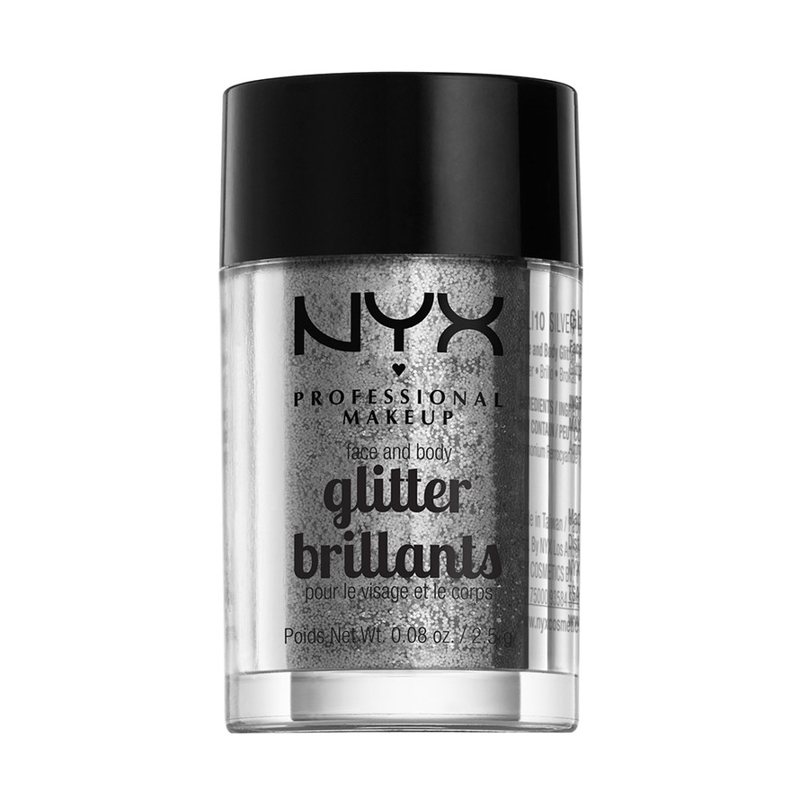 NYX PROFESSIONAL MAKEUP Face & Body Glitter Silver, bild 2