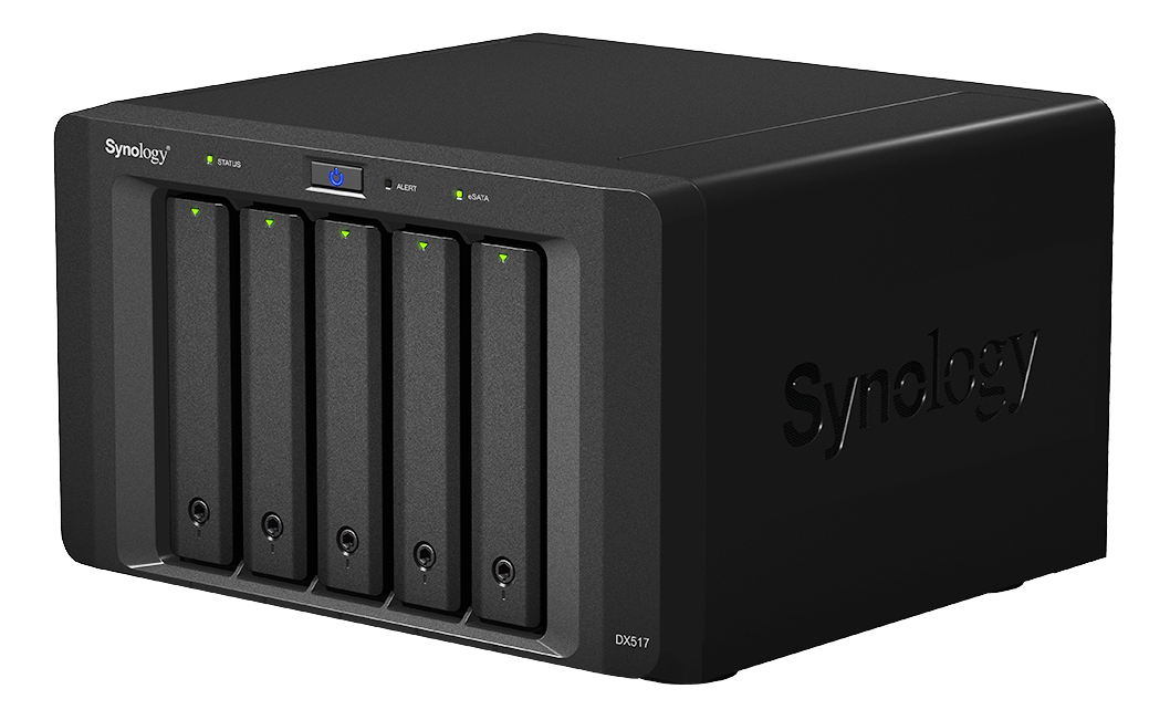 Synology Expansion Unit DX517, 5-bay HDD-Case för DS1517+, DS1817+, bild 3