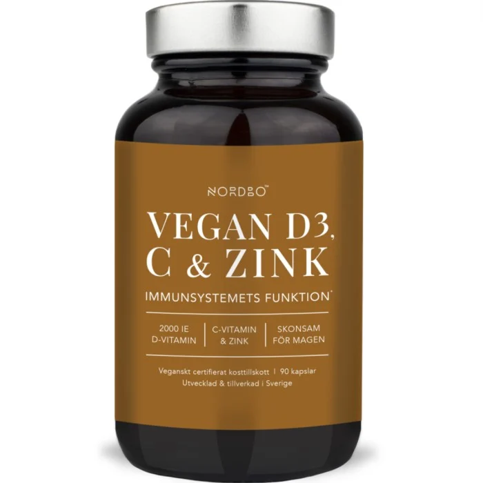 Nordbo D3 C-vitamin & Zink 90 st