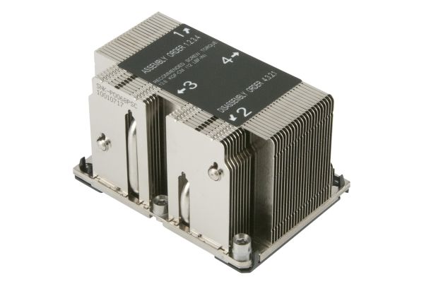 Supermicro - Kylfläns för processor - (för: Socket P) - 2U - för SUPERMICRO X11DPH-T