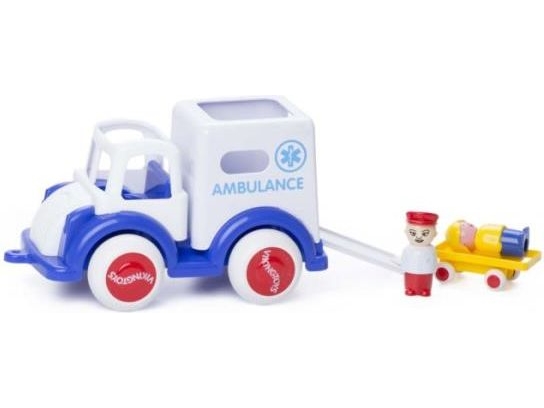 Viking Toys Jumbo Ambulansbil med figurer P.6 (045-1257)
