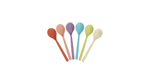 Rice - Melamine Tea Spoon - Glory Days Colors - Set of 6, bild 3