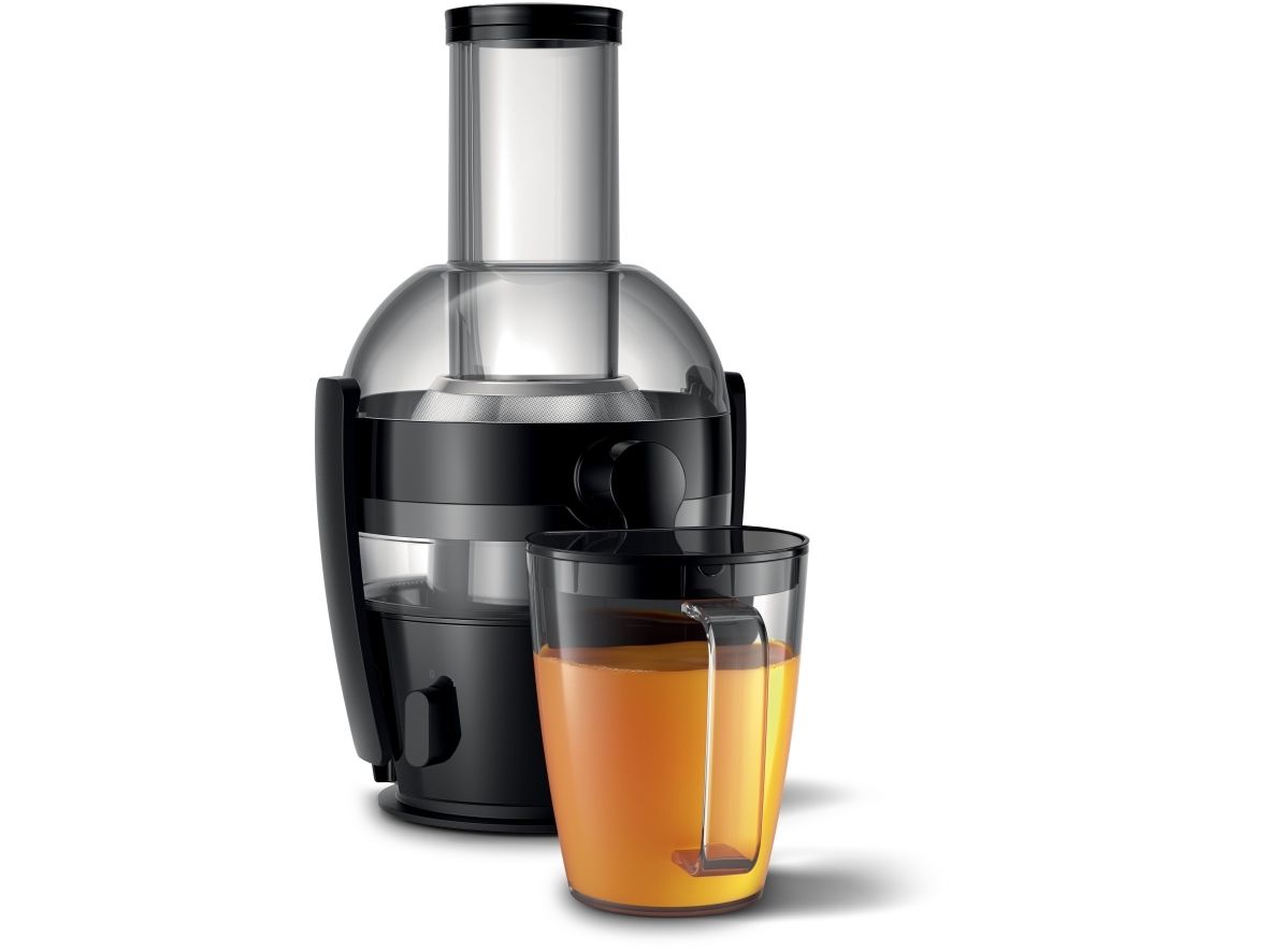 Philips Viva Collection HR1855 - Råsaftcentrifug - 2 liter - 700 W - bläcksvart