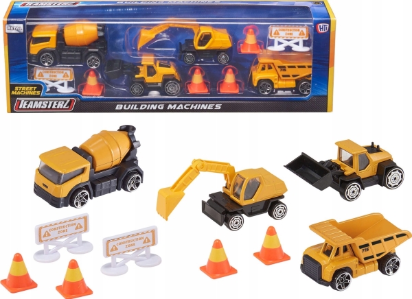 HTI Toys Teamsterz Street Machines Die-Cast Building Machines CDU12