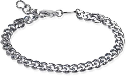 Blomdahl Silvery Coating Medium Link 19 cm
