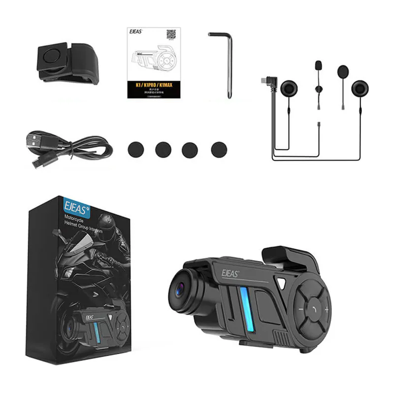 EJEAS K1 Pro Motorcycle Intercom with Recorder, bild 2