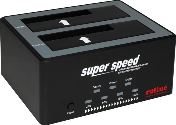 Roline - HDD docking station - SATA 6Gb/s - USB 2.0