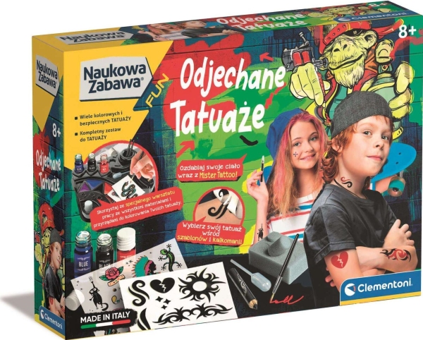 Clementoni Nauka i zabawa 50721 häftiga tatueringar