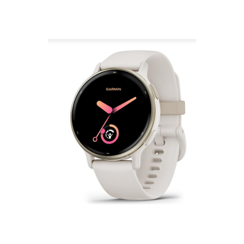Garmin Vivoactive 5 smartwatch, cream, gold Ivory AMOLED
