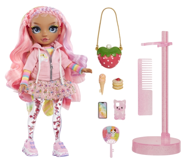 MGA Rainbow High Sparkle & Shine Rosetta modedocka, rosa