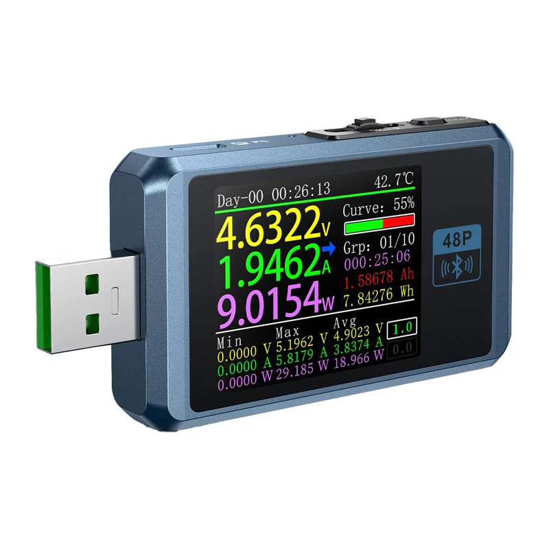 FNIRSI FNB48P BT USB Port Tester with Bluetooth