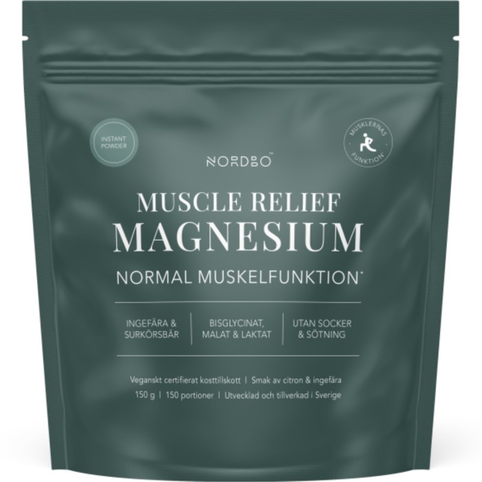 Nordbo Muscle Relief Instant Magnesium (pulver) 150 g